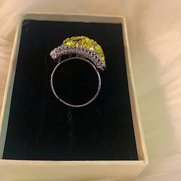 🔥 2 for 25$ / Yellow Sparkling Ring - Picture 5 of 7
